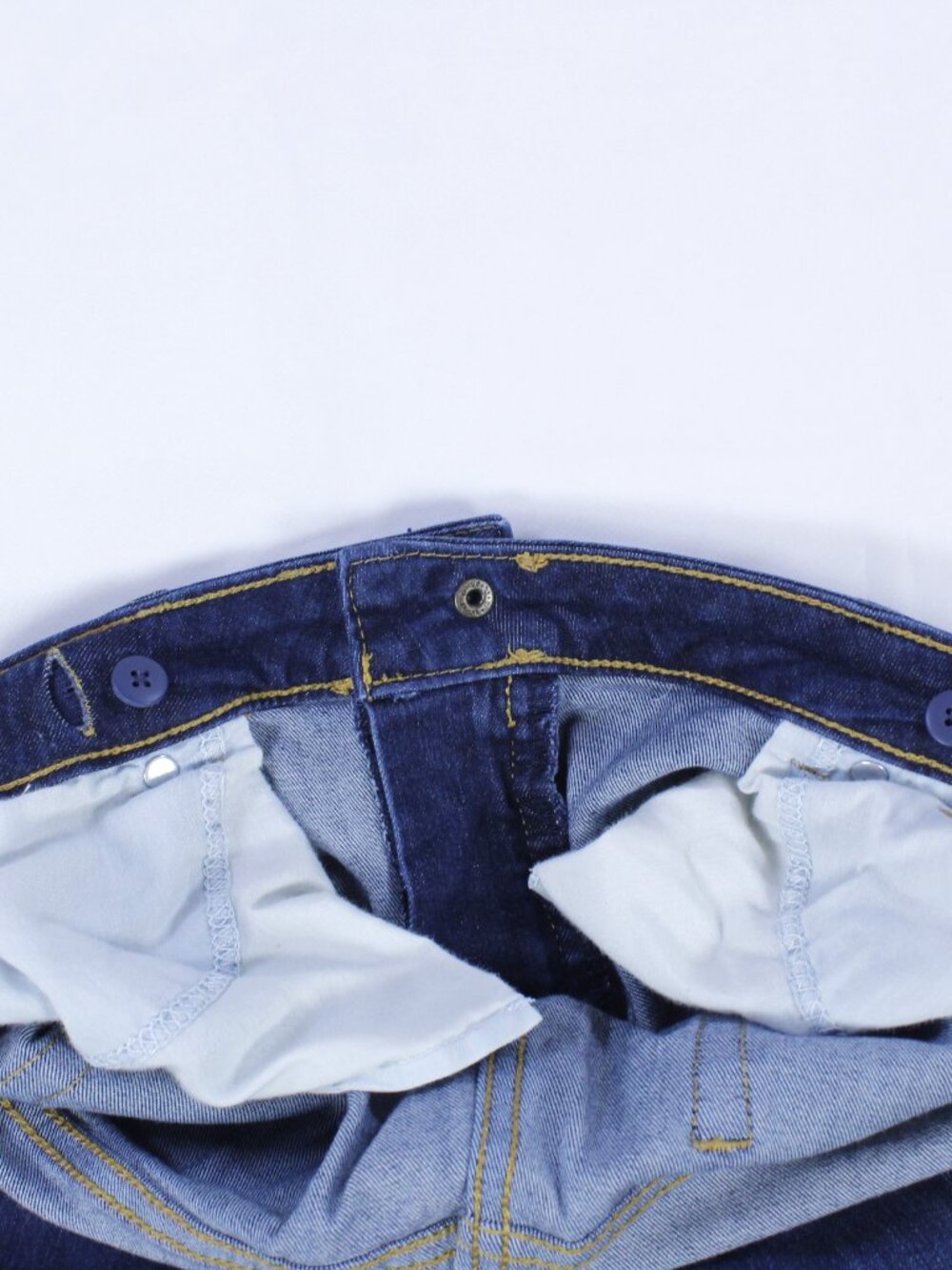 Cat & Jack Girls' Jeans - Bootcut Fit - Dark Wash - Size 14 - Picture 7 of 9